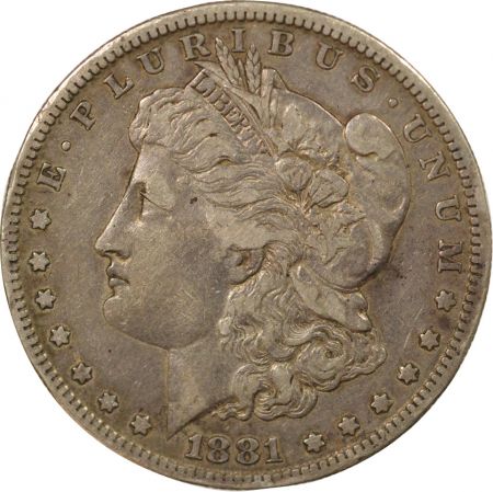 Etats Unis d\'Amérique Dollar Argent, Morgan - 1881 S San Francisco