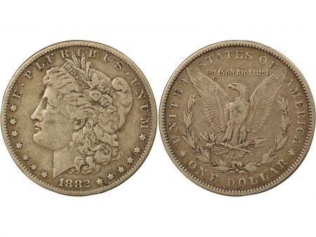 Etats Unis d\'Amérique Dollar Argent, Morgan - 1882 Philadelphie