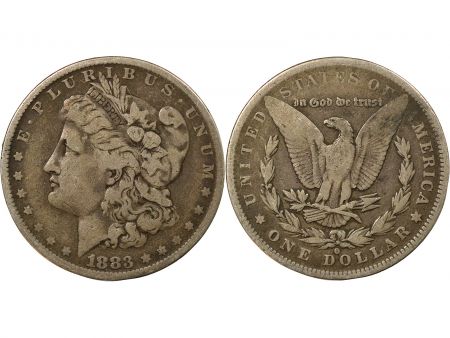 Etats Unis d\'Amérique Dollar Argent, Morgan - 1883 O Nouvelle Orléans