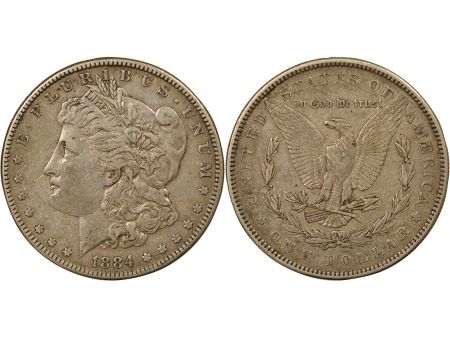 Etats Unis d\'Amérique Dollar Argent, Morgan - 1884 Philadelphie