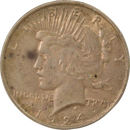 Etats Unis d\'Amérique Dollar Argent, Peace Dollar - 1924 Philadelphie