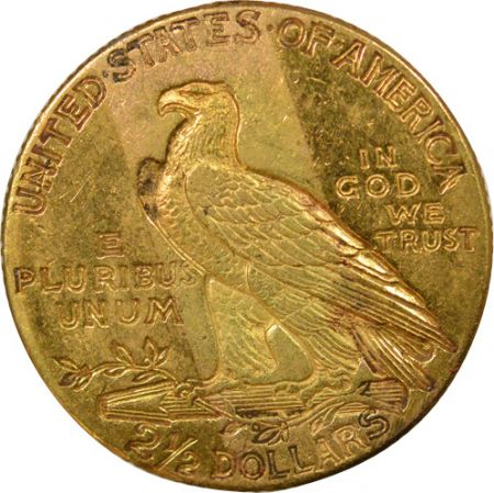 Etats Unis d\'Amérique Etats-Unis, Tête D\'Indien - 2 1/2 Dollars Or 1915 Philadelphie