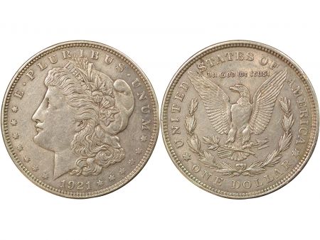 Etats Unis d\'Amérique Morgan Dollar Argent - 1921 Philadelphie