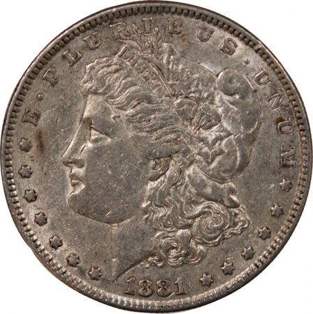 Etats Unis d\'Amérique USA - MORGAN DOLLAR ARGENT 1881 PHILADELPHIE