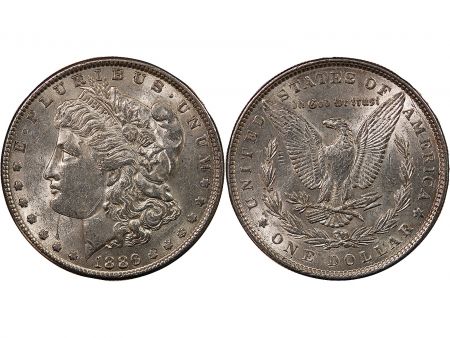 Etats Unis d\'Amérique USA - MORGAN DOLLAR ARGENT 1886 PHILADELPHIE