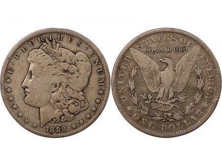 Etats Unis d\'Amérique USA - MORGAN DOLLAR ARGENT 1889 NEW ORLEANS