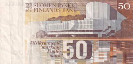 Finlande 50 Markkaa- Alvar Aalto (1898-1976) - 1986  - 3042698066