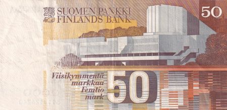 Finlande 50 Markkaa- Alvar Aalto (1898-1976) - 1986  - 3119126240