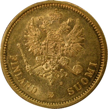 Finlande Alexandre II - 20 Markkaa Or, sous Occupation Russe - 1878 S Helsinki