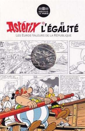 France - Monnaie de Paris 10 Euros Argent - Astérix et Obélix - Égalité - Astérix aux Jeux Olympiques - 2015