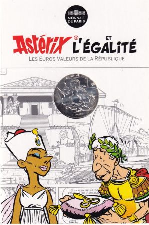 France - Monnaie de Paris 10 Euros Argent - Astérix et Obélix - Égalité - Astérix et Cléopâtre - 2015