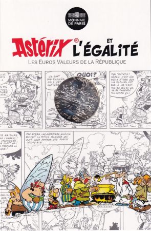 France - Monnaie de Paris 10 Euros Argent - Astérix et Obélix - Égalité - Astérix Gladiateur - 2015