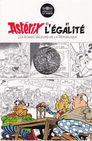 France - Monnaie de Paris 10 Euros Argent - Astérix et Obélix - Égalité - Le Cadeau de César - 2015