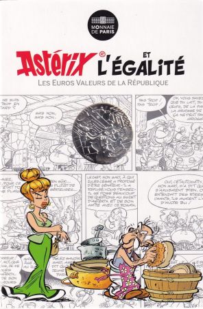 France - Monnaie de Paris 10 Euros Argent - Astérix et Obélix - Égalité - Zizanie - 2015