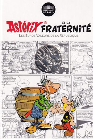 France - Monnaie de Paris 10 Euros Argent - Astérix et Obélix - Fraternité - Astérix chez les bretons - 2015