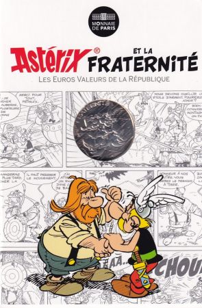 France - Monnaie de Paris 10 Euros Argent - Astérix et Obélix - Fraternité - Astérix chez les Helvètes - 2015