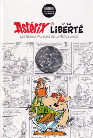 France - Monnaie de Paris 10 Euros Argent - Astérix et Obélix - Liberté - Astérix chez les bretons - 2015