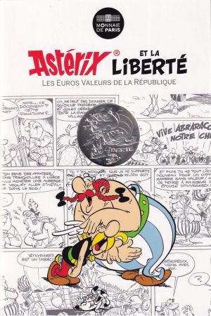 France - Monnaie de Paris 10 Euros Argent - Astérix et Obélix - Liberté - Le Cadeau de César - 2015