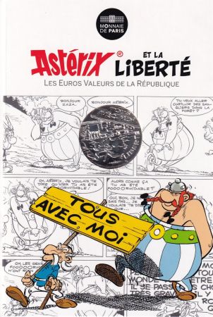 France - Monnaie de Paris 10 Euros Argent - Astérix et Obélix - Liberté - Le Cadeau de César - Agecanonix  - 2015