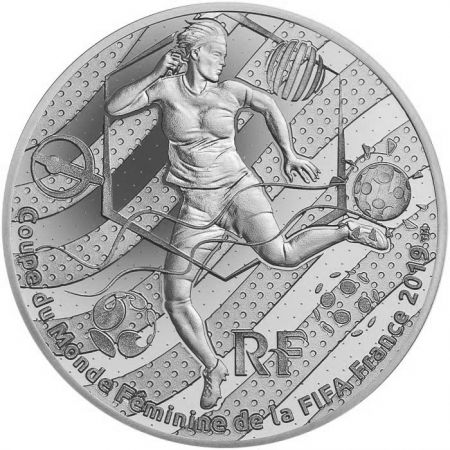 France - Monnaie de Paris 10 Euros Argent BE - Coupe du Monde Féminine FIFA - Amérique - 2019