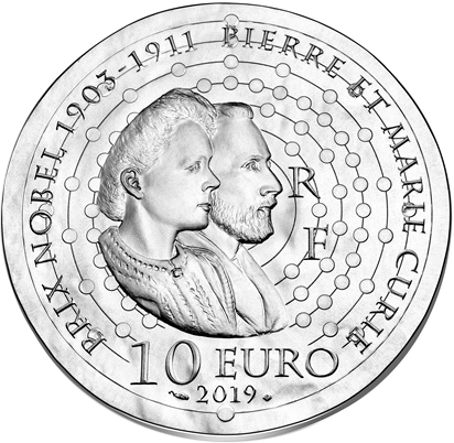 France - Monnaie de Paris 10 Euros Argent BE - Marie Curie - 2019