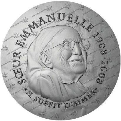 France - Monnaie de Paris 10 Euros Argent BE - Soeur Emmanuelle - 2020