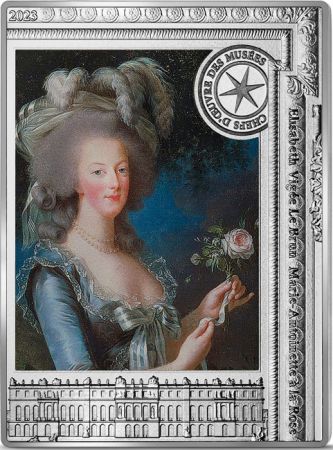 France - Monnaie de Paris 10 Euros Argent Couleur BE France 2023 - Marie-Antoinette à la rose -  Chefs d\'uvre des musées (MDP)
