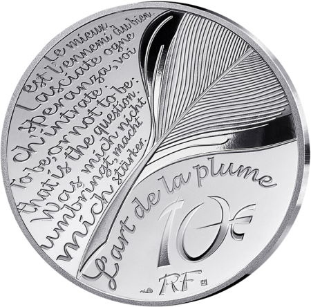 France - Monnaie de Paris Alexandre Dumas - Art de la Plume - 10 Euros Argent BE 2024