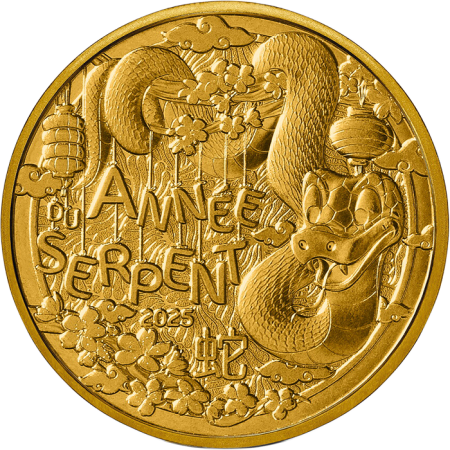 France - Monnaie de Paris Année du Serpent - 1/4 Euros 2025