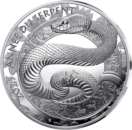 France - Monnaie de Paris Année du Serpent - 10 Euros Argent BE 2025