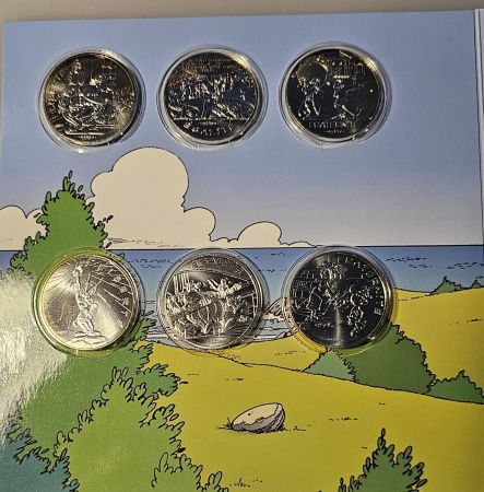 France - Monnaie de Paris Coffret Asterix 2015 - 24 X 10 Euros et 2 x 50 Euros -  Argent