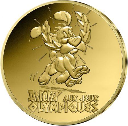 France - Monnaie de Paris Idéfix - Astérix aux Jeux Olympiques - 5 Euros Or BE 2024