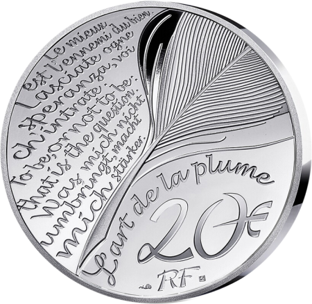 France - Monnaie de Paris Luis Vaz de Camões - Art de la Plume - 20 Euros Argent BE 2024 (MDP)