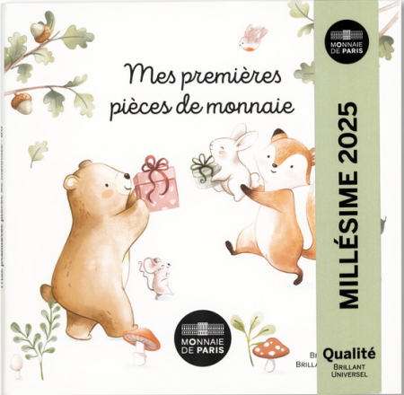 France - Monnaie de Paris Mes premières pièces de monnaies - Miniset BU 2025 (MDP)