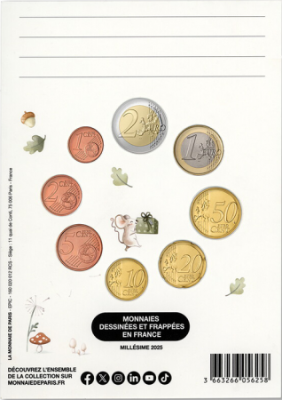 France - Monnaie de Paris Mes premières pièces de monnaies - Miniset FDC 2025 (MDP)