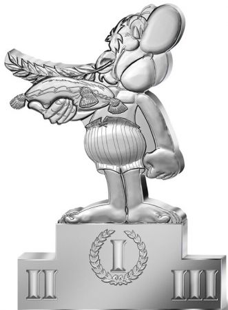 France - Monnaie de Paris Podium - Astérix aux Jeux Olympiques - 10 Euros Argent BE 2024