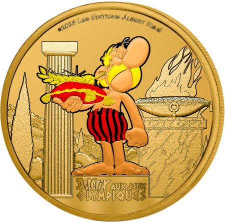 France - Monnaie de Paris Podium - Astérix aux Jeux Olympiques - Médaille 2024