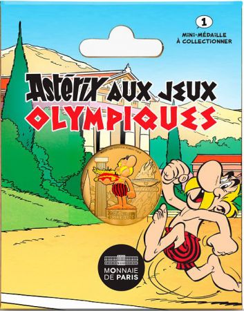 France - Monnaie de Paris Podium - Astérix aux Jeux Olympiques - Médaille 2024