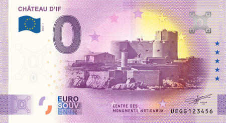 France 0 EURO SOUVENIR - Château d\'If