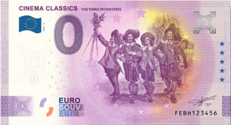 France 0 EURO SOUVENIR - Les Trois Mousquetaires