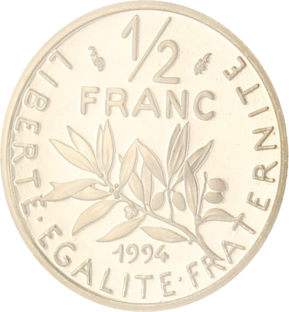 France 1/2 Franc BE Semeuse 1994