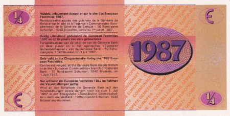 France 1/4 Ecu - Eurofest - 1987