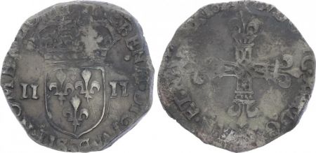 France 1/4 Ecu Louis XIII - 1/4 d\'écu au marteau - 1623 T