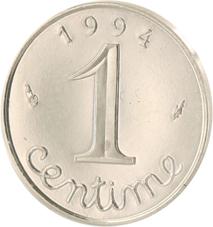 France 1 Centime BE Epi 1994