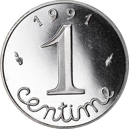 France 1 centime Epi - 1991 - BE