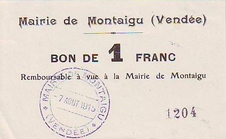 France 1 F Montaigu