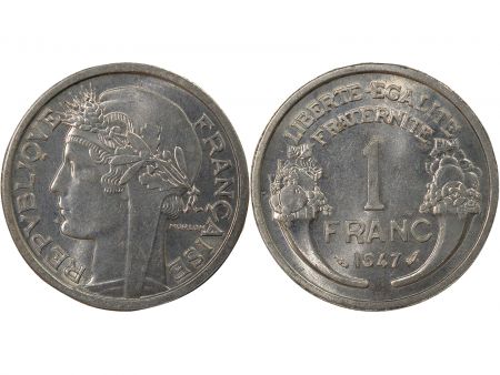 France 1 Franc, Morlon, Légère - 1947 Paris