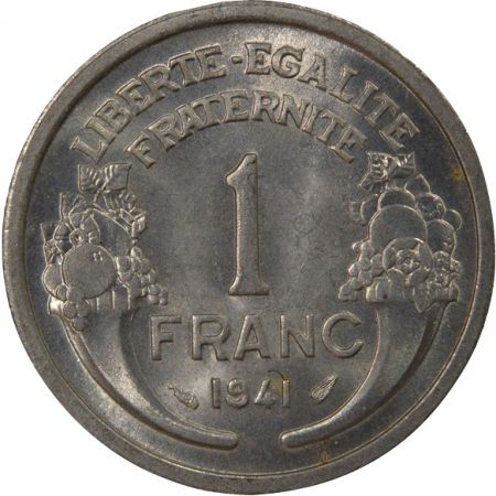 France 1 Franc, Morlon, Lourde - 1941 Paris