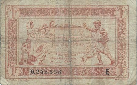 France 1 Franc  Trésorerie aux armées  - 1917 E 0.245.553