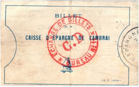 France 1 Franc Cambrai Caisse d\'Epargne